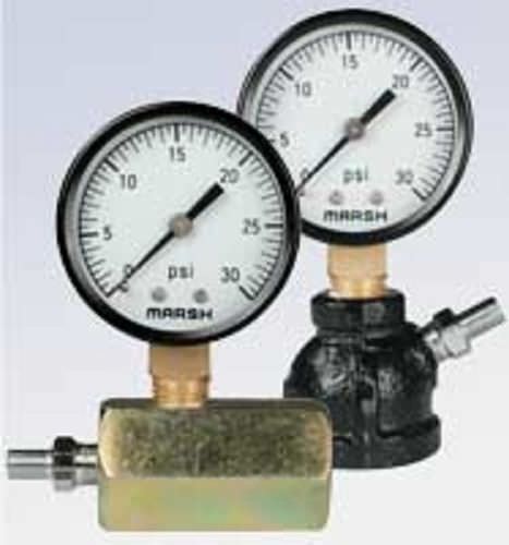 Manómetro de esfera - Gas Test Gauge - Marsh Bellofram - roscado / de tubo Bourdon / de prueba
