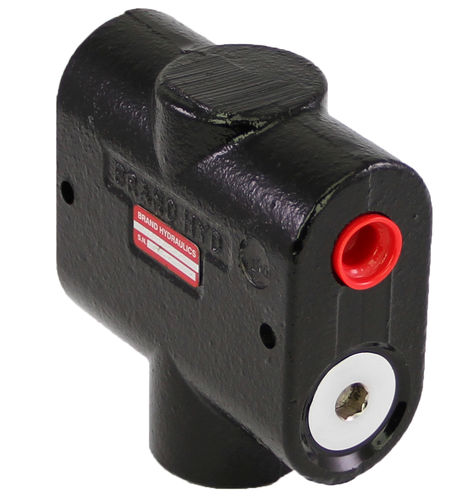Repartidor de caudal hidráulico - B series - BRAND HYDRAULICS - de prioridad fija / de hierro fundido