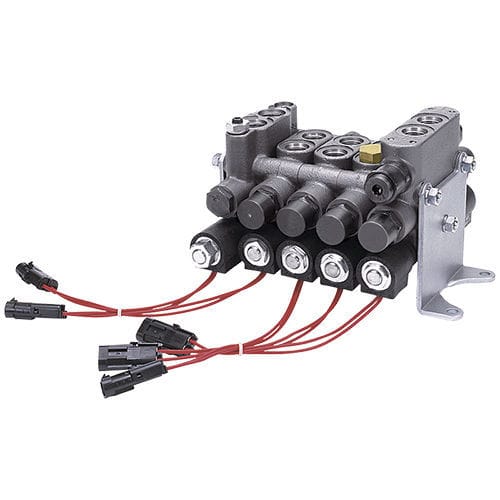 Distribuidor hidráulico de cajón - 17   - Muncie Power Products - accionado por solenoide / de control asistido / compacto