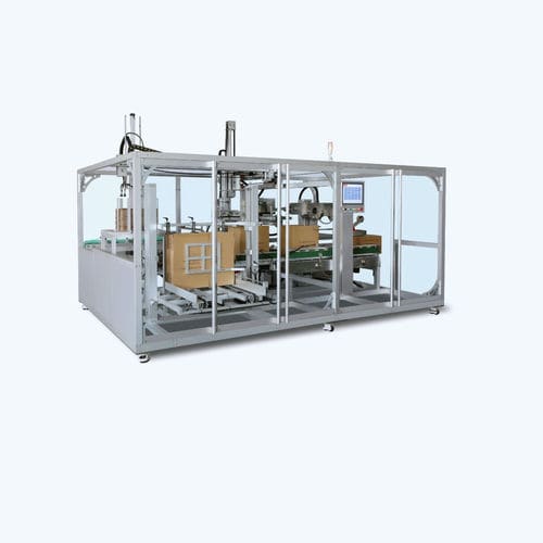 Máquina de embalaje controlada por PLC - Case Packer  - Jornen Machinery Co., Ltd. - horizontal / para cajas de cartón / para la industria agroalimentaria