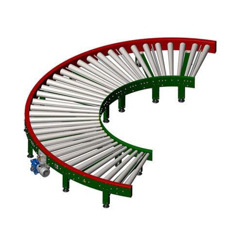 Transportador de rodillos - CRMP series - FERGACOM CONVEYOR S.L. - de tornillo / de rodillos cónicos / curvo