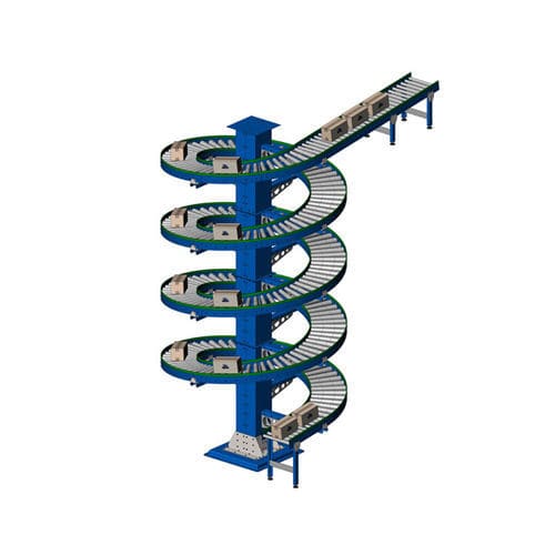Transportador de espiral - EMRG series - FERGACOM CONVEYOR S.L. - de rodillos / de tornillo / de rodillos cónicos