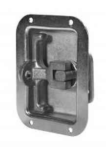 Pestillo con cerradura - 4802Z series - Eberhard Manufacturing Company - de acero / de acero inoxidable / con tirador en T