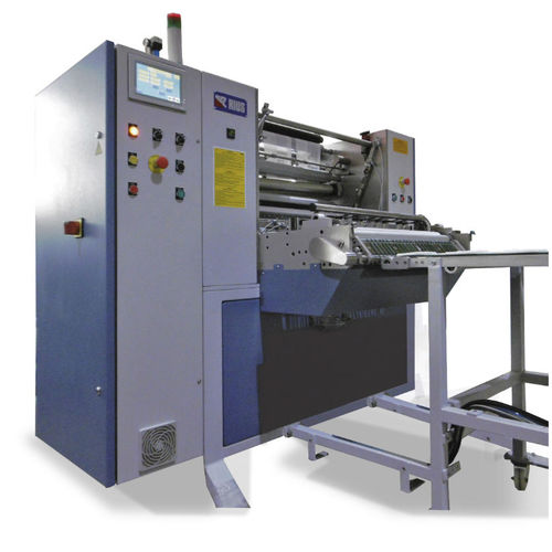 Máquina plegadora de tejidos - SN-4V-3V-PA - RIUS-COMATEX - automática / de corte