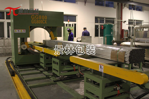 Envolvedora orbital - GG800  - Shanghai Jinglin Packaging Machinery Co.,Ltd - automática / para perfiles / de film estirable