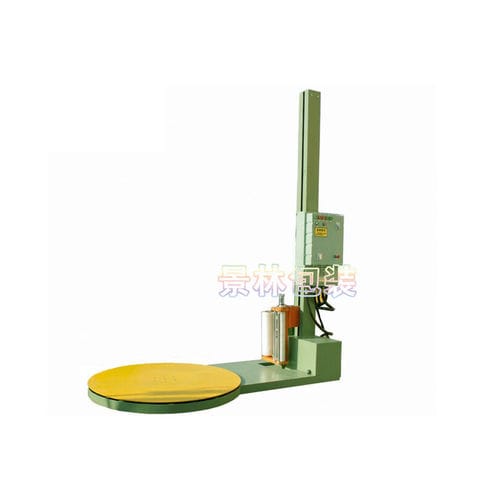 Envolvedora con plataforma giratoria - JL2100-E - Shanghai Jinglin Packaging Machinery Co.,Ltd - semiautomática / para palés / de film estirable