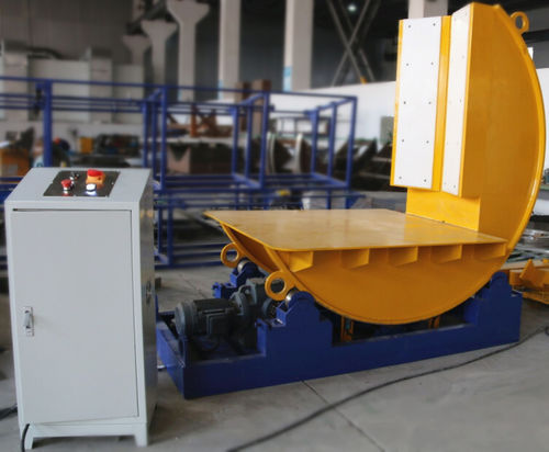 Inclinador eléctrico - Shanghai Jinglin Packaging Machinery Co.,Ltd - para bobinas / de metal / 90°