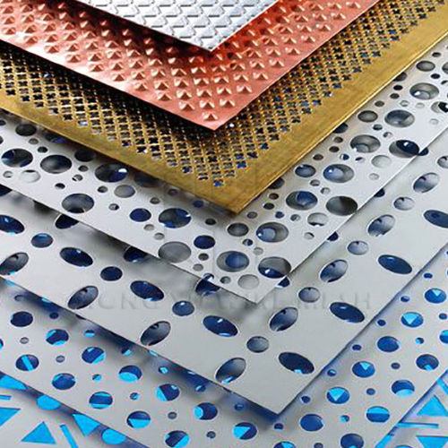 Film de aluminio - Anping Hongyu Wire Mesh Co.,Ltd. - de metal / perforado