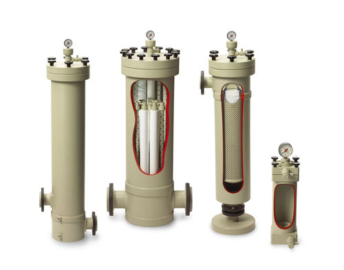 Cárter de filtro de cartucho - Contec GmbH Industrieausrüstungen - para líquido / de material plástico