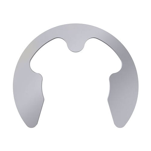 Circlip externo - DE series - Rotor Clip Company - tipo E / métrico