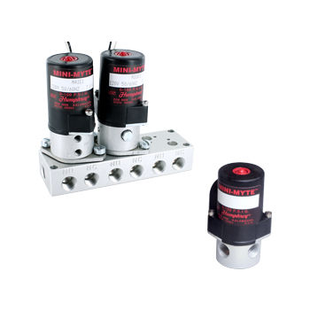 Electroválvula de acción directa - Mini-Myte - Humphrey Products - de 3 vías / de 2 vías / NC