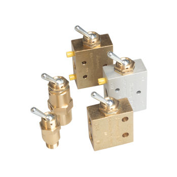 Válvula de palanca - TAC Miniature Toggle Valves - Humphrey Products - neumática / manual / de control