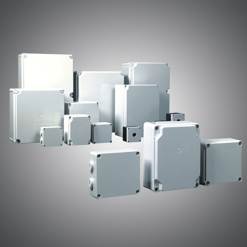 Caja con tapa atornillada - JL-S Series - JIANGSU JIANLONG ELECTRICAL CO.,LTD - montaje en pared / rectangular / de ABS