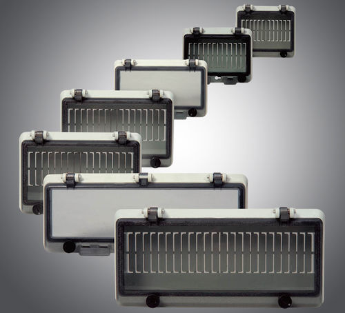 Caja con puerta transparente - JL-PW Series - JIANGSU JIANLONG ELECTRICAL CO.,LTD - para montaje en paneles / rectangular / de policarbonato