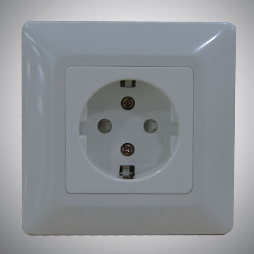 Tomacorriente fijo - JL-FS-CZ Series - JIANGSU JIANLONG ELECTRICAL CO.,LTD - 2 polos / con puesta a tierra