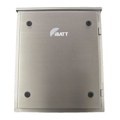 Caja de pared - iBATT100 - Extronics Ltd - rectangular / de acero inoxidable / para batería