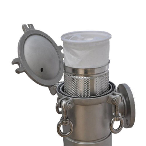 Cárter de filtro de una sola bolsa - SSBH series - Membrane Solutions LLC - para líquido / de acero inoxidable / sanitario