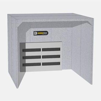 Cabina de captación de polvo por vía húmeda - WX series - Diversitech - de acero inoxidable