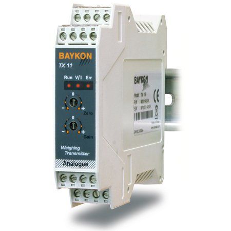 Transmisor para celdas de carga de proceso - TX11 - BAYKON Industrial Weighing Systems - analógico