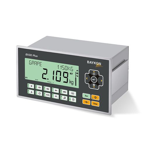 Indicador de pesaje digital - BX30 Plus, BX30D Plus - BAYKON Industrial Weighing Systems - empotrable / IP65 / programable