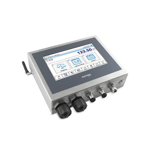 Terminal de pesaje con pantalla táctil - BX07M - BAYKON Industrial Weighing Systems - IP65 / Profibus / Ethernet