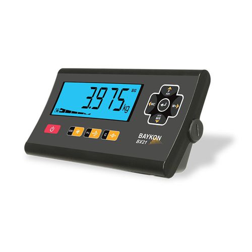 Indicador de pesaje visualizador LCD - BX21 - BAYKON Industrial Weighing Systems - de pared / multifunción / programable