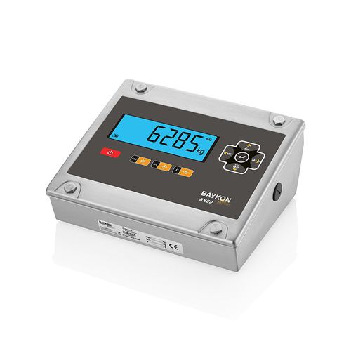 Indicador de pesaje visualizador LCD - BX22S - BAYKON Industrial Weighing Systems - de pared / para entorno húmedo / IP67