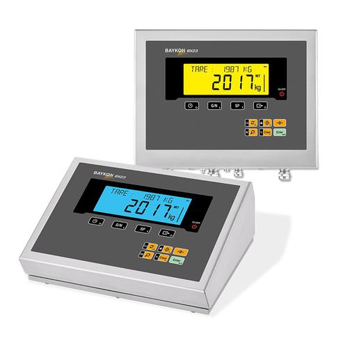 Indicador de pesaje visualizador LCD - BX23 /BX23D - BAYKON Industrial Weighing Systems - de pared / para entorno difícil / para entorno húmedo