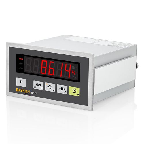 Indicador de pesaje con visualizador led - BX11 - BAYKON Industrial Weighing Systems - empotrable / para entorno difícil / Ethernet