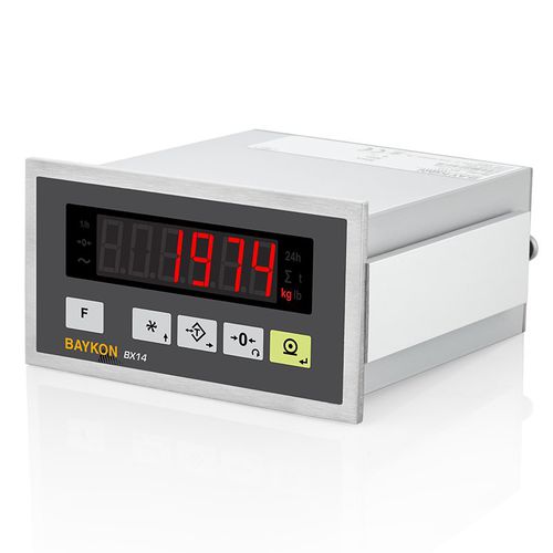 Indicador controlador de pesaje digital - BX14  - BAYKON Industrial Weighing Systems - batch / IP65 / para montaje sobre panel