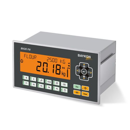 Indicador de pesaje digital - BX30 Fill - BAYKON Industrial Weighing Systems - empotrable / IP65 / IP67