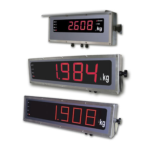 Visualizador LED - RX57 & RX100/S Remote Displays - BAYKON Industrial Weighing Systems - de 6 dígitos / a distancia / para medición de nivel de cubas