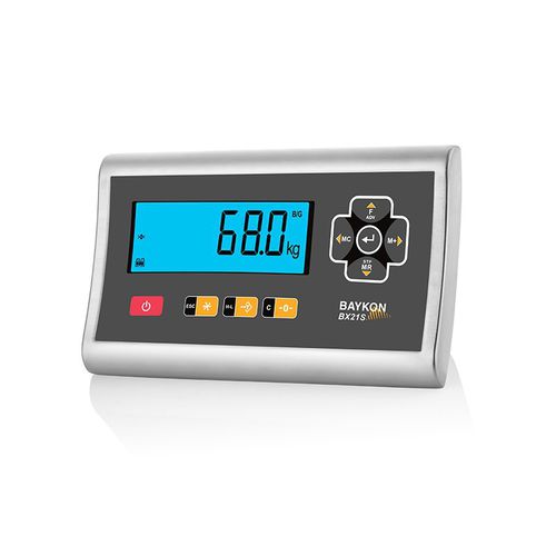 Indicador de pesaje visualizador LCD - BX21/S  - BAYKON Industrial Weighing Systems - benchtop / de pared / IP67