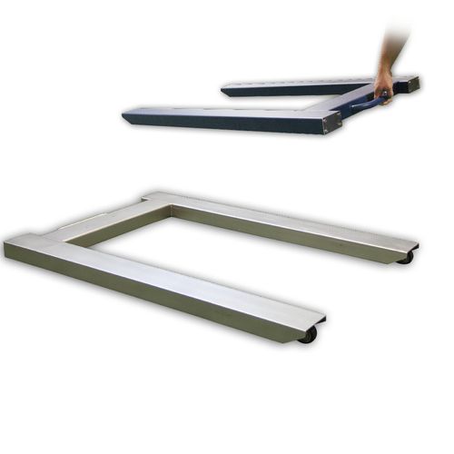 Báscula de paletas de acero inoxidable - BU - BAYKON Industrial Weighing Systems - con batería recargable / con indicador separado / portátil