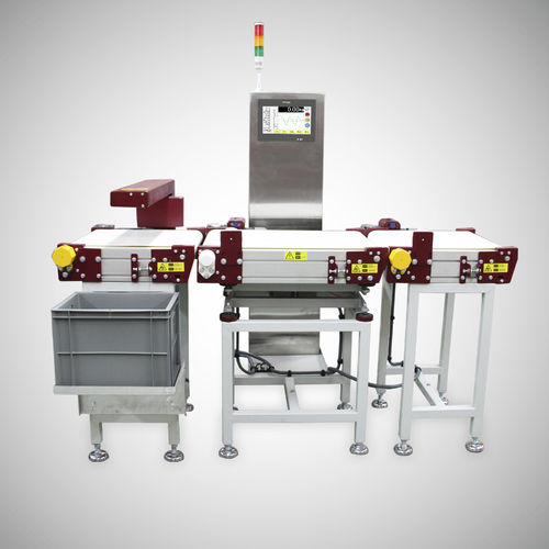 Clasificadora ponderal para embalaje en caja de cartón - CW2 - BAYKON Industrial Weighing Systems - para embalajes de productos alimentarios / para productos farmacéuticos / para productos cosméticos