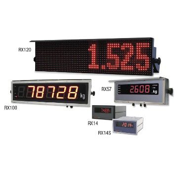 Indicador de pesaje a distancia - RX series Remote Displays - BAYKON Industrial Weighing Systems - con visualizador led / empotrable / IP65