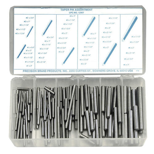 Pasador macizo - 12907 - Precision Brand Products - de acero / de precisión / de alineación