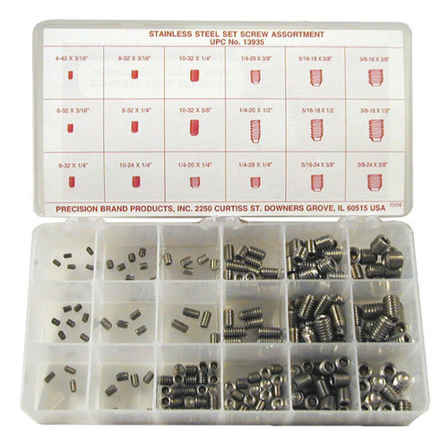 Tornillo prisionero de acero inoxidable - 13935 - Precision Brand Products