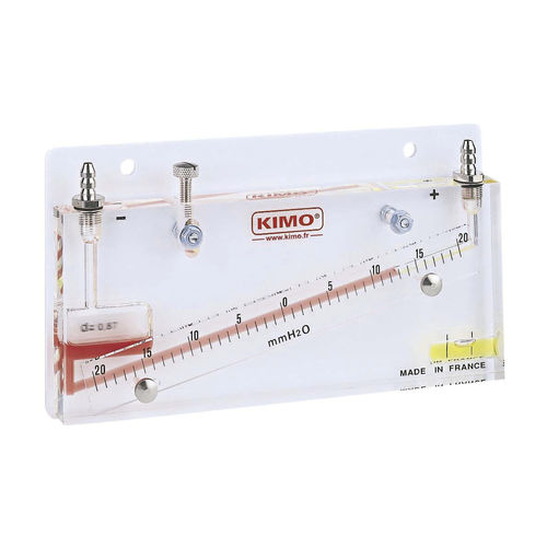 Manómetro analógico - KX series - Sauermann - de columna de líquido / para gas