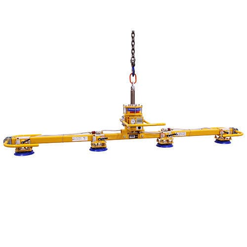 Elevador de ventosas para chapas - L100M4 series - ANVER Vacuum System Specialists - para placas / horizontal / ajustable