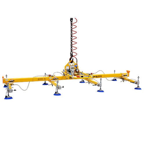 Elevador de ventosas para chapas - L80M8 series  - ANVER Vacuum System Specialists - para placas / horizontal / ajustable