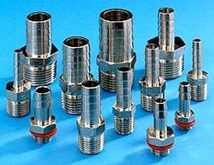 Racor para vacío - A series - ANVER Vacuum System Specialists - ranurado / de acero inoxidable / NPT
