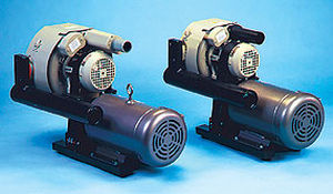 Bomba de vacío accionada por correa - VB series - ANVER Vacuum System Specialists - de paletas / lubricada / monoetapa