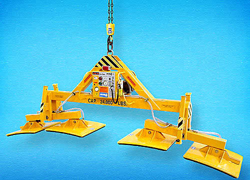 Elevador de ventosas para dovela - E2400M4-126FPSP - ANVER Vacuum System Specialists - para cargas pesadas / eléctrico / personalizado