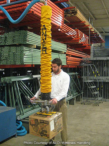 Tubo elevador para cajas de cartón - VT140-2.5 - ANVER Vacuum System Specialists