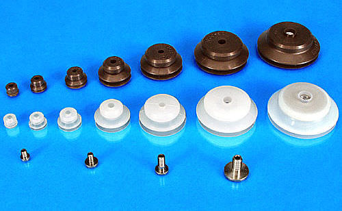 Ventosa de fuelle - C-BS series - ANVER Vacuum System Specialists - de nitrilo / de silicona / de poliuretano