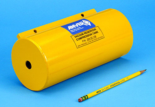 Depósito de vacío - 28400138	 - ANVER Vacuum System Specialists - de escayola / de acero / horizontal
