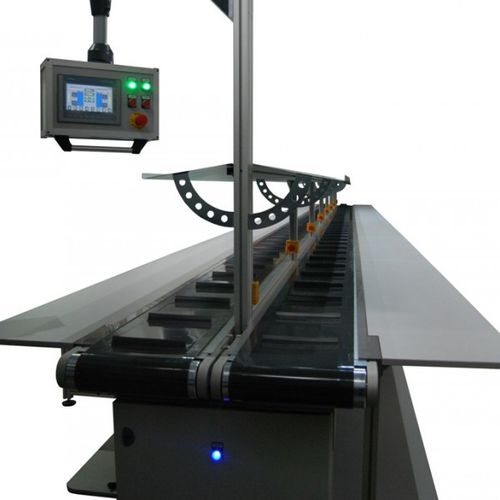Transportador de banda - LMK-1 - REXEL - para procesos / para obra de construcción / para línea de montaje