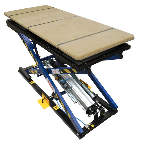 Mesa elevadora de tijera - ST-3/KPO - REXEL - neumática / estacionaria / de carga