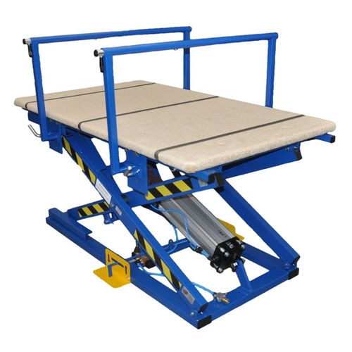 Mesa elevadora de tijera - ST-3/R MINI - REXEL - con pedal / neumática / estacionaria